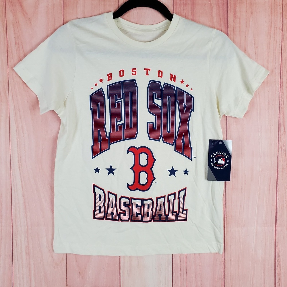 Boston Red Sox Youth T Shirt Large Genuine Merchandise MLB Baseball Sports